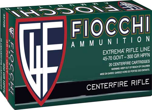 FIOCCHI 45-70 GOV 300GR HP-FN