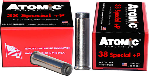 ATOMIC 38 SPECIAL +P 148GR WC