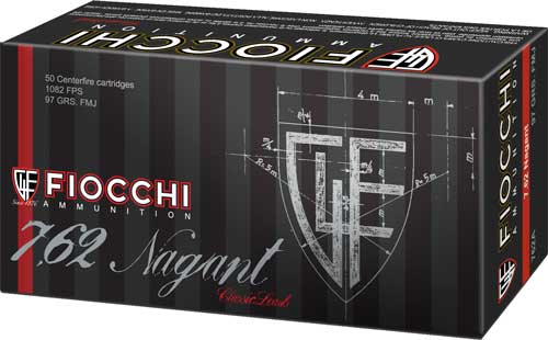 FIOCCHI 7.62 NAGANT 98GR FMJ