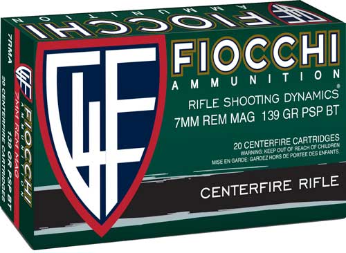 FIOCCHI 7MM REM MAG 139GR PSP