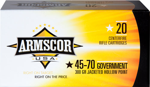 ARMSCOR 45-70 GOV 300GR JHP