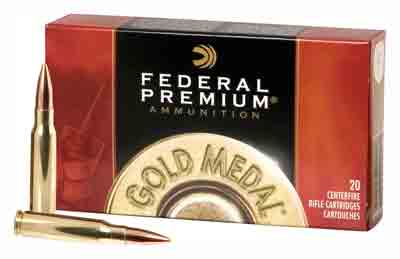 FEDERAL GOLD MEDAL 30-06 168GR