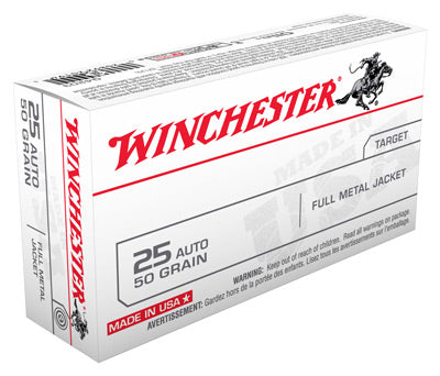 WINCHESTER USA 25 ACP 50GR