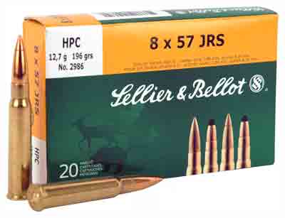 S&B 8X57MM JRS 196GR HPC