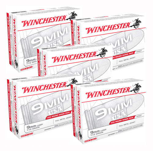 WINCHESTER USA 9MM LUGER 115GR