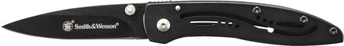 S&W KNIFE BLACK BLADE 3" BLADE