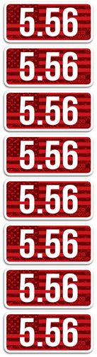 MTM AMMO CALIBER LABELS 5.56