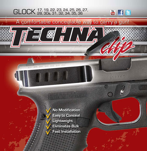 TECHNA CLIP HANDGUN RETENTION