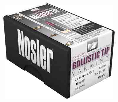 NOSLER BULLETS 20 CAL .204