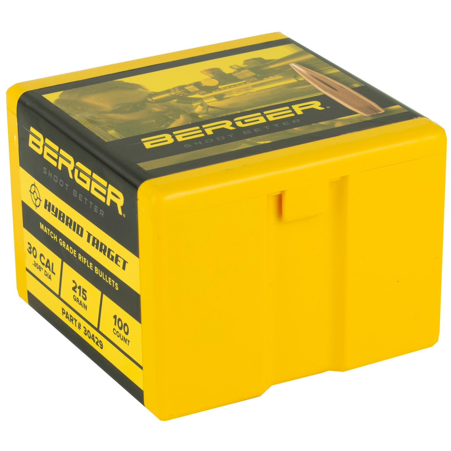 BERGER .30 215GR HYBRID TARGET 100CT