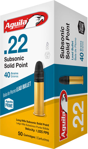 AGUILA SUBSONIC 22LR 40GR