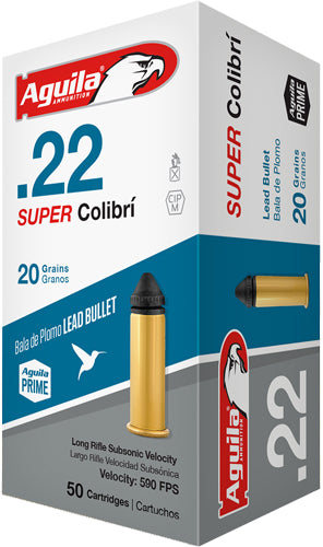 AGUILA SUPER COLIBRI 22LR 20GR