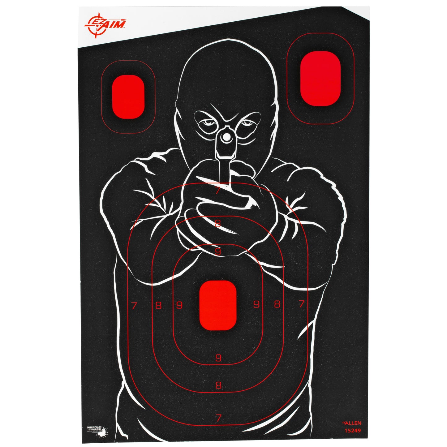 ALLEN EZ AIM 12X18 BAD GUY 5PK