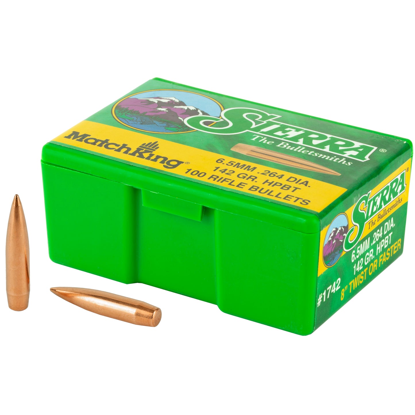 SIERRA MATCHKING .264 142GR 100CT