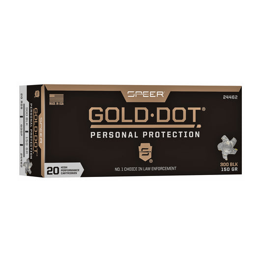 SPR GOLD DOT 300BLK 150GR HP 20/200