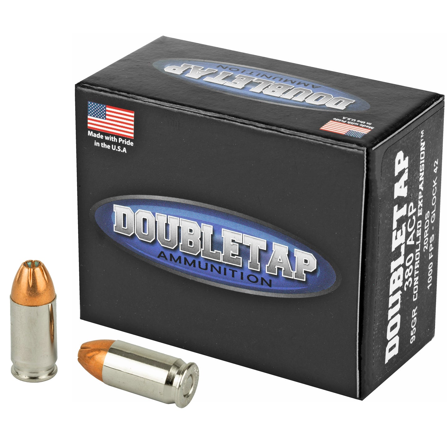 DBLTAP 380ACP 95GR JHP 20/1000