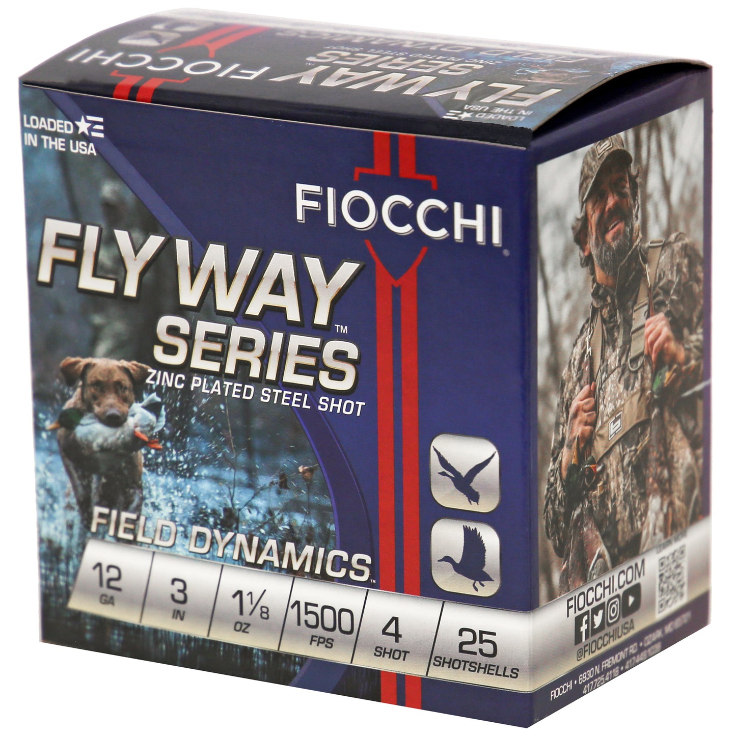 FIOCCHI 12GA #4 FLYWAY STEEL 25/250