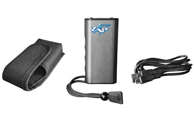 PS ZAP EDGE USB RECHARGE GUN METAL