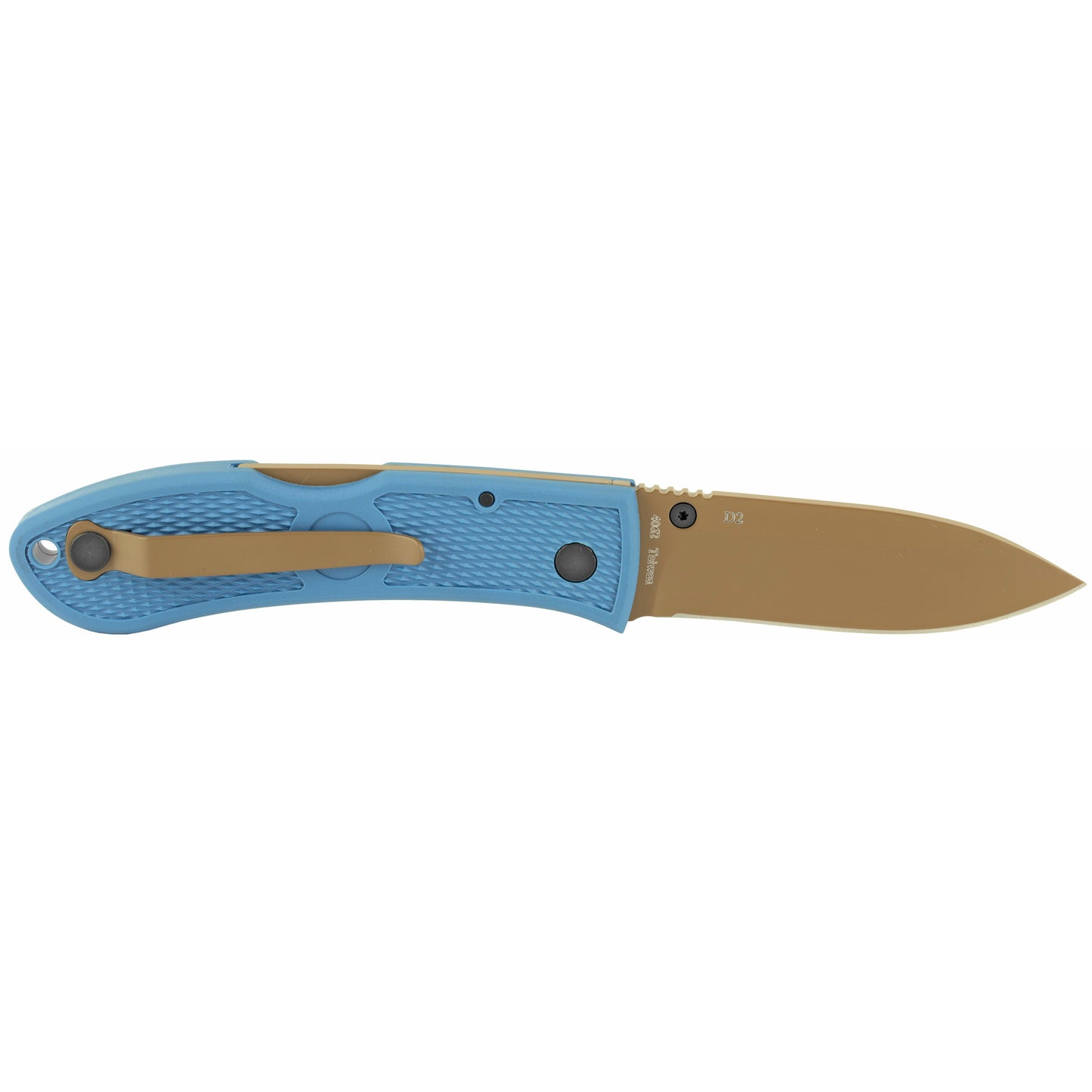 KABAR D2 FOLDING HUNTER W/PCKT CLIP