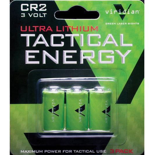 VIRIDIAN CR2 LITH BATTERY 3-PK