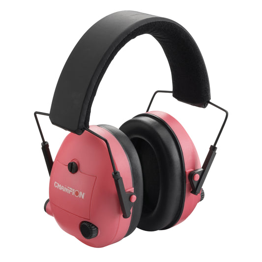 CHAMPION ELECTRONIC EAR MUFFS PINK