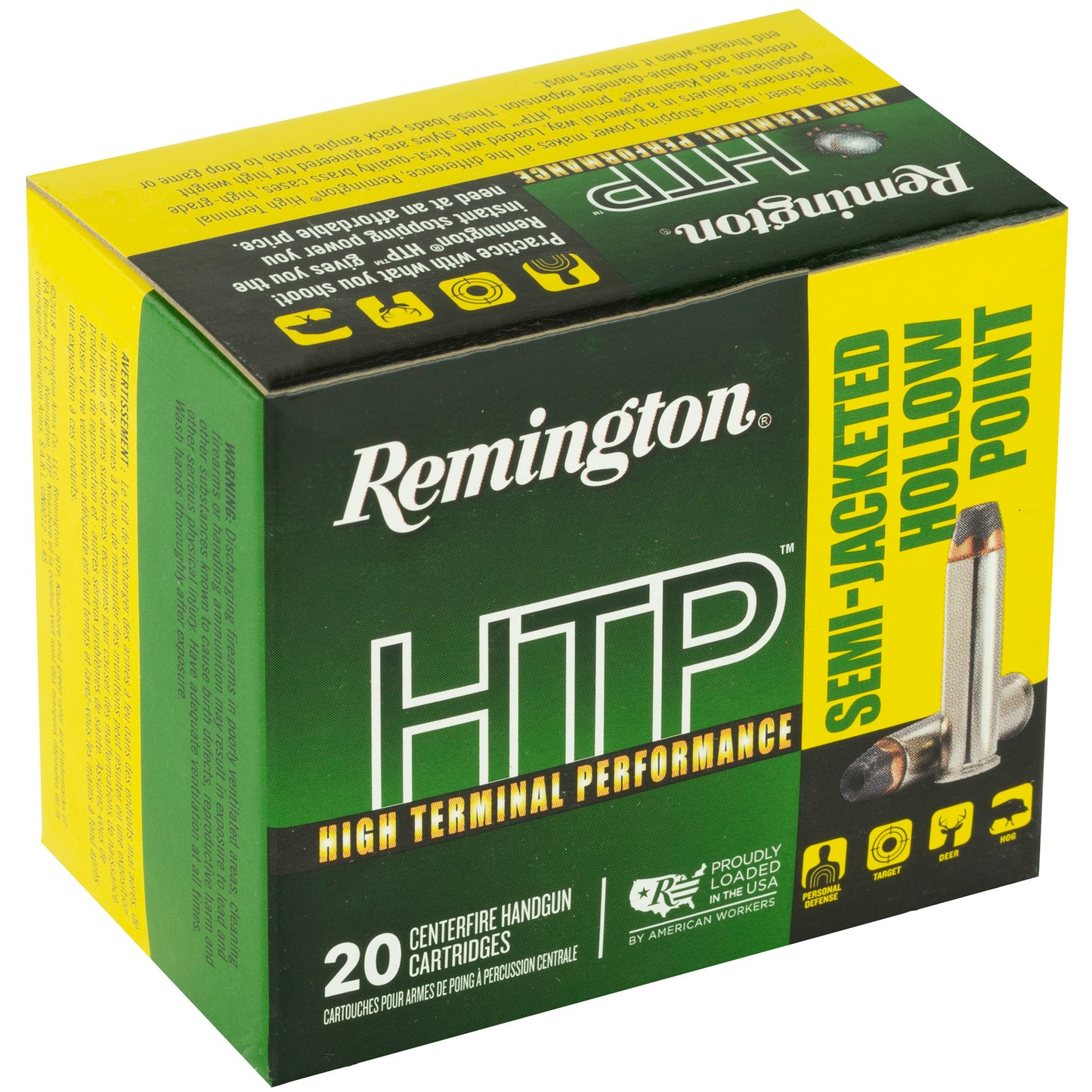 REM HTP 357MAG 158GR SJHP 20/500