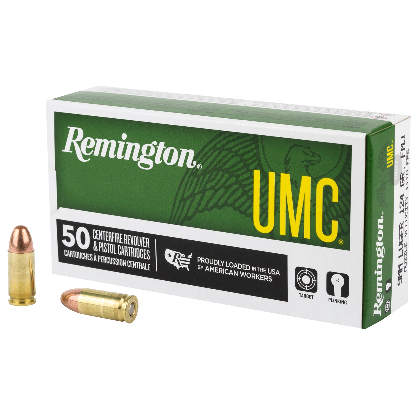 REM UMC 9MM 124GR FMJ 50/500