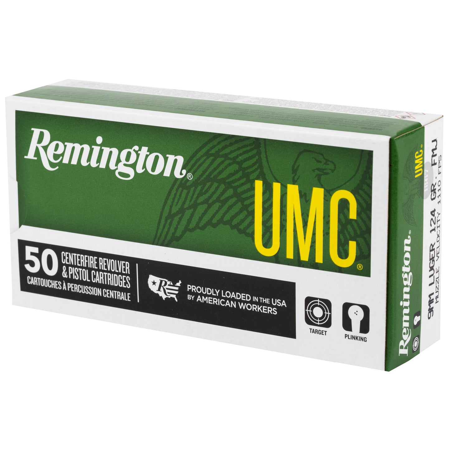 REM UMC 9MM 124GR FMJ 50/500