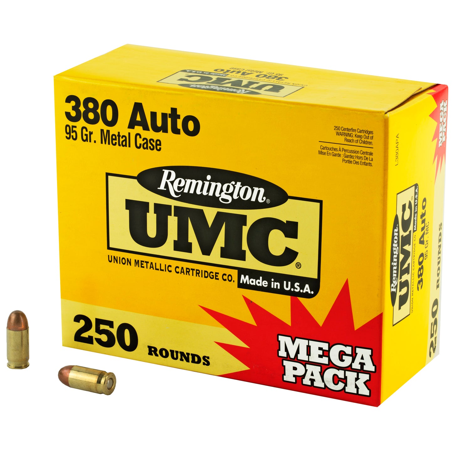 REM UMC MP 380ACP 95GR FMJ 250/1000