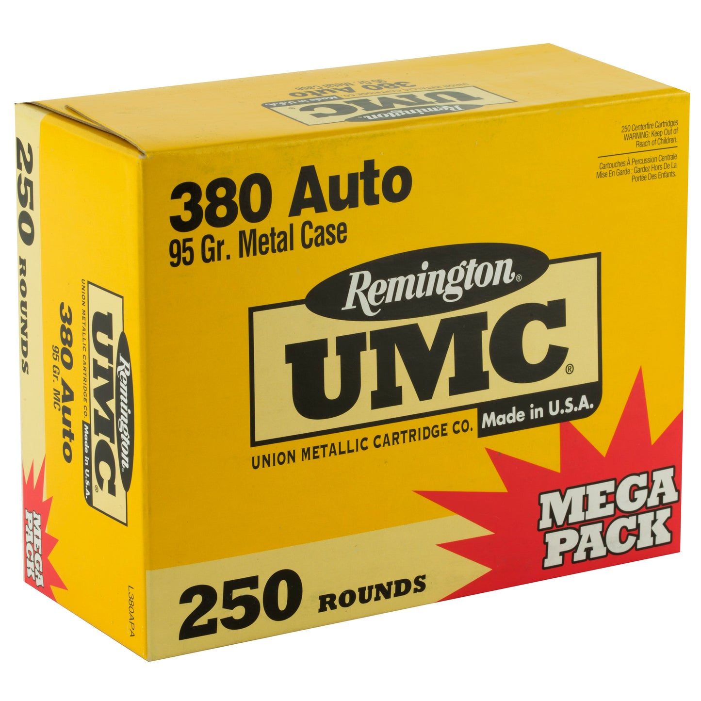 REM UMC MP 380ACP 95GR FMJ 250/1000