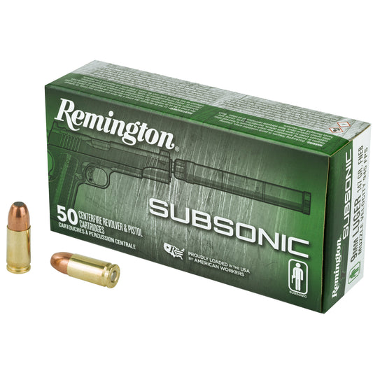 REM SUBSONIC 9MM 147GR 50/500