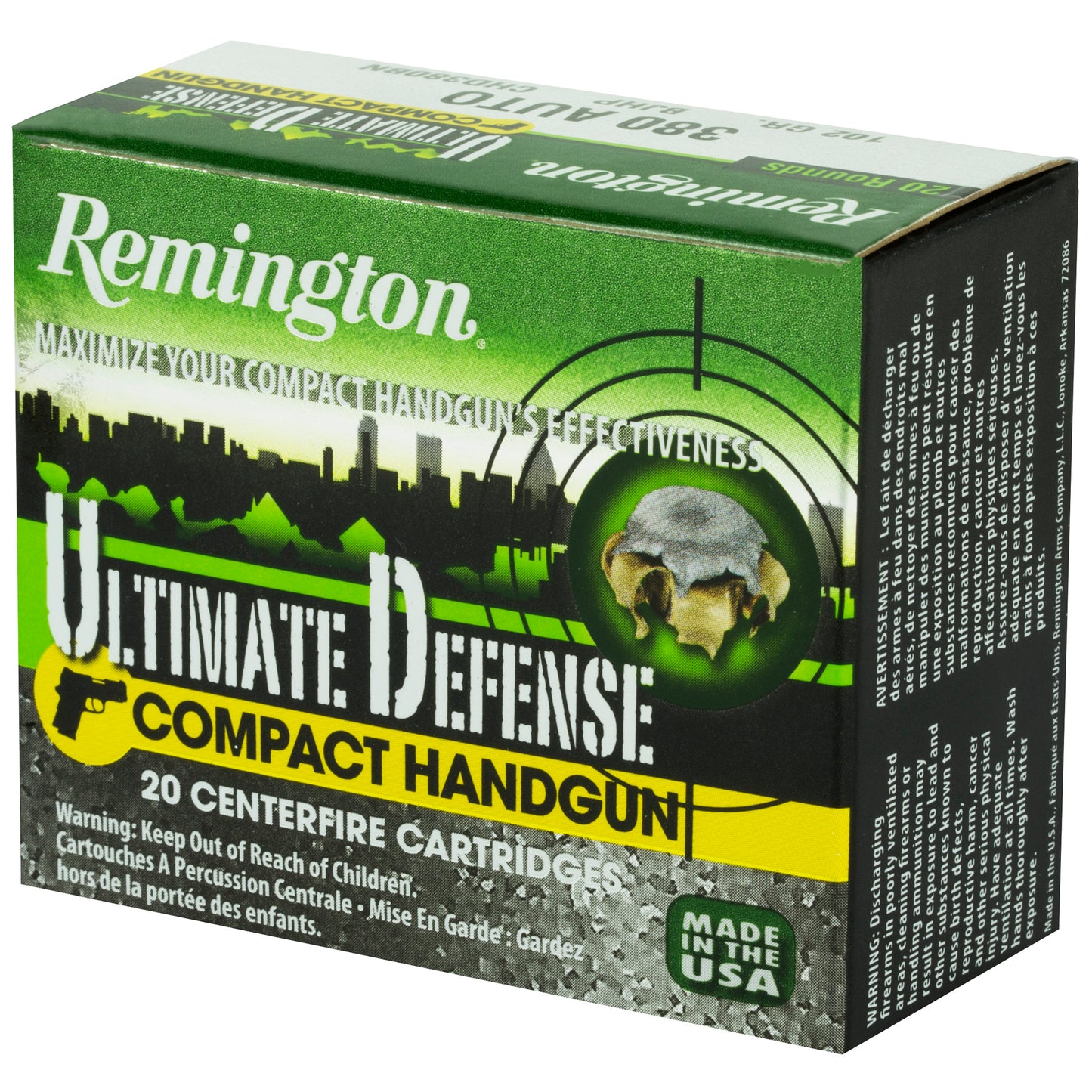 REM CMP DEF 380ACP 102GR BJHP 20/500