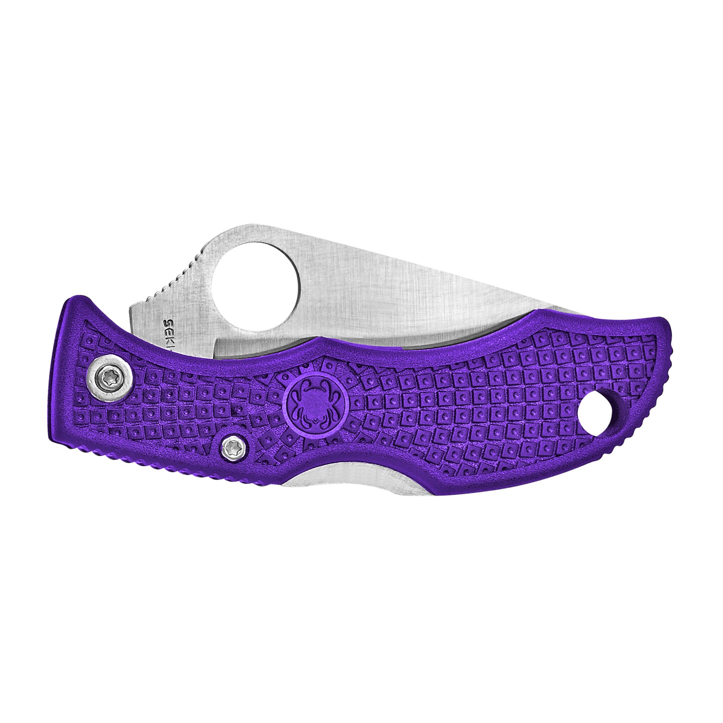 SPYDERCO LADYBUG3 PURPLE FRN PLAIN