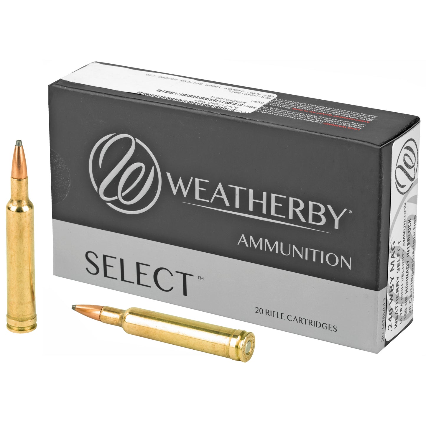 WBY AMMO 240WBY 100GR INTERLK 20/200