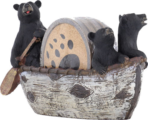 RIVERS EDGE BEARS IN A BOAT