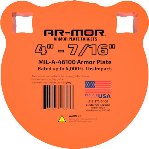 AR-MOR 4" MIL46100 STEEL GONG