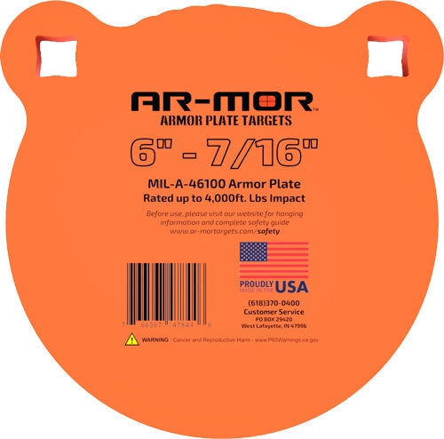 AR-MOR 6" MIL46100 STEEL GONG