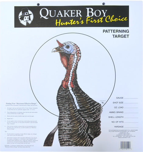 QUAKER BOY PAPER TARGET TURKEY