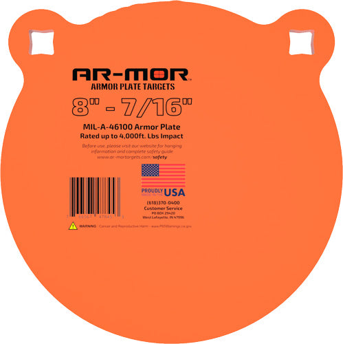 AR-MOR 8" MIL46100 STEEL GONG