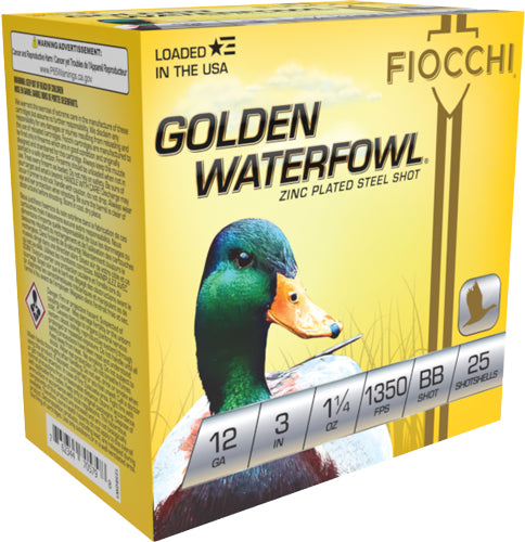 FIOCCHI GOLDEN WATERFOWL 12GA