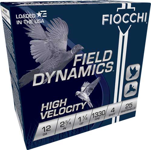 FIOCCHI 12GA 2.75" 1-1/4OZ #4