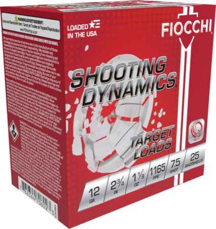 FIOCCHI 12GA 2.75" 1-1/8OZ