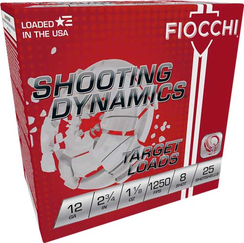 FIOCCHI 12GA 2.75" 1-1/8OZ #8