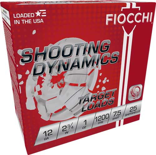 FIOCCHI 12GA 2.75" 1OZ #7.5