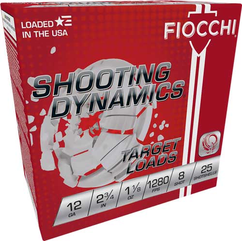 FIOCCHI 12GA 2.75" 1-1/8OZ #8