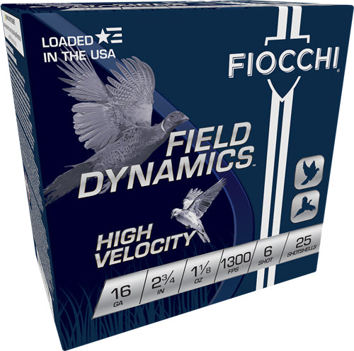 FIOCCHI 16GA 2.75" 1-1/8OZ #6