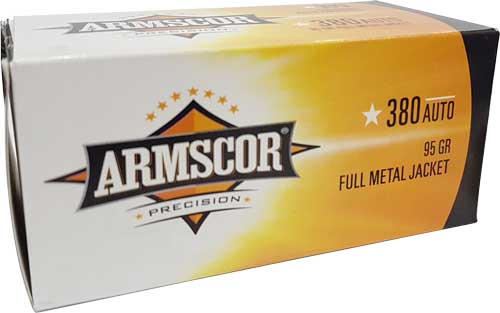 ARMSCOR 380 ACP 95GR FMJ