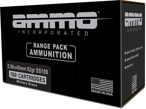 AMMO INC 5.56X45 62GR FMJ 20RD