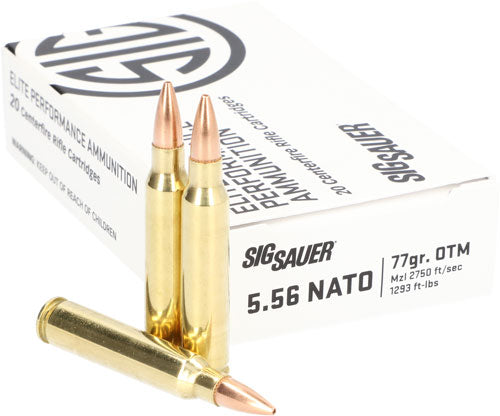 SIG 5.56X45 77GR ELITE OTM