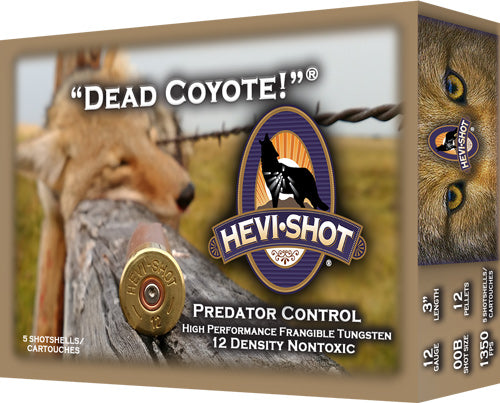 HEVI-SHOT DEAD COYOTE 12GA 3"